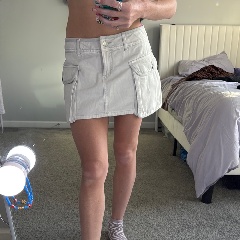 Garage Cargo Mini Skirt